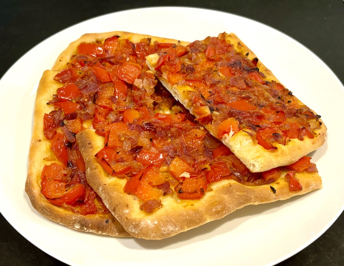 Coca de Recapte (Catalan Vegetable Flatbread)